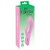 SMILE Nodding - rosa vibrator med klitorisstimulator, oppladbar