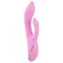 SMILE Nodding - rosa vibrator med klitorisstimulator, oppladbar