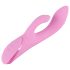 SMILE Nodding - rosa vibrator med klitorisstimulator, oppladbar
