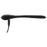 Penisplugg-dilator - oppladbar, vibrerende dilator (1 cm, svart)