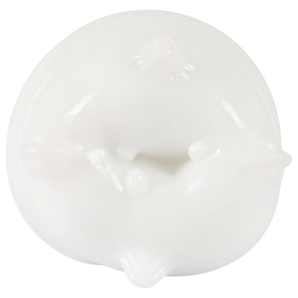 STROKER - oppladbar, sugende-vibrerende masturbator (hvit)