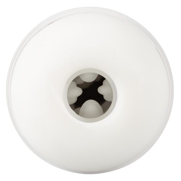 STROKER - oppladbar, sugende-vibrerende masturbator (hvit)