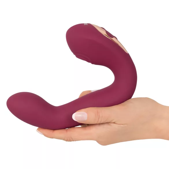 Javida Thumping - pulserende G-punkt og klitorisvibrator (rød)