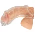 You2Toys Piss Play Sleeve - penismansjett med utløpsrør (gjennomsiktig)