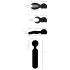 Couples Choice - oppladbar varmende massasjevibrator (svart)