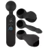 Couples Choice - oppladbar varmende massasjevibrator (svart)