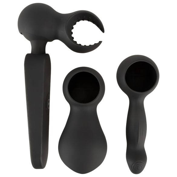 Couples Choice - oppladbar varmende massasjevibrator (svart)