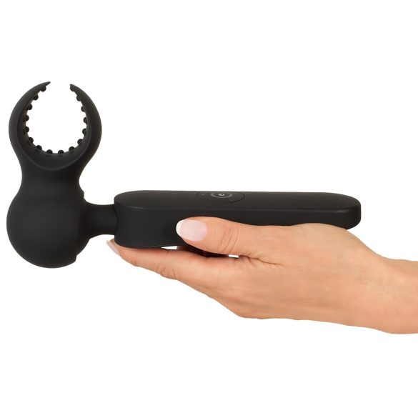 Couples Choice - oppladbar varmende massasjevibrator (svart)