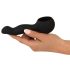 Couples Choice - oppladbar varmende massasjevibrator (svart)