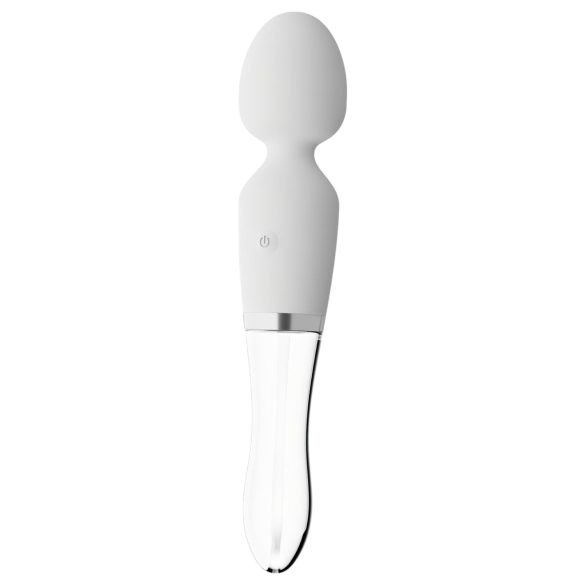 Liaison Wand - silikon-glass LED vibrator (gjennomsiktig)
