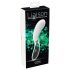 Liaison Curve - oppladbar LED-vibrator (transparent-hvit)