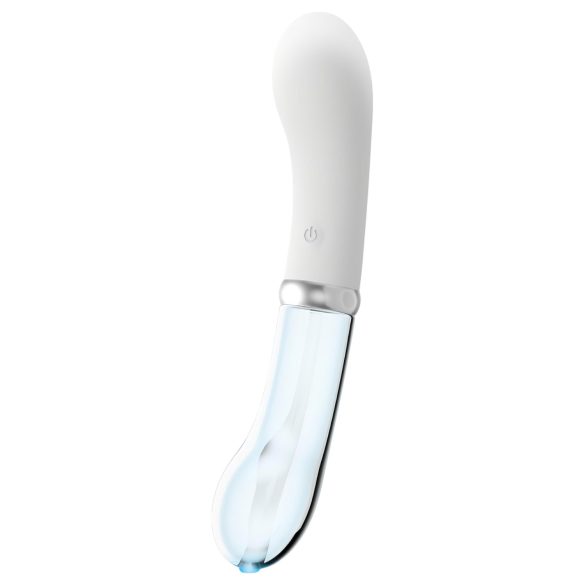 You2toys Liaison - silikon-glass LED vibrator (gjennomsiktig-hvit)