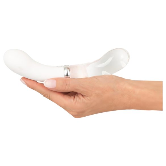 You2toys Liaison - silikon-glass LED vibrator (gjennomsiktig-hvit)