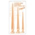 You2Toys - ekstra lang pluggdildo sett (3 deler) - naturlig