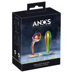 ANOS Metal Rainbow - metall analt pluggesett (2‑delt)