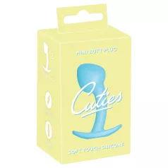 Cuties Mini Butt Plug - silikons analt plug (blå, 2,6 cm)