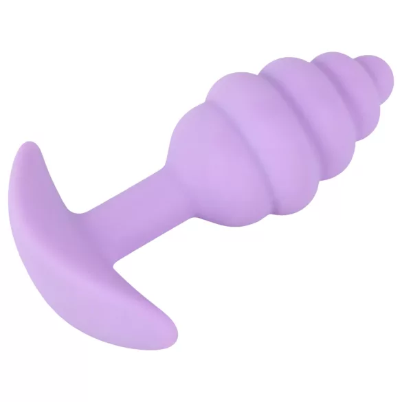 Cuties Mini Butt Plug - silikon analplugg (lilla, 2,8 cm)