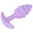 Cuties Mini Butt Plug - silikon analplugg (lilla, 2,8 cm)