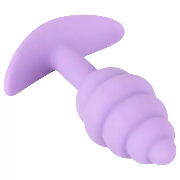 Cuties Mini Butt Plug - silikon analplugg (lilla, 2,8 cm)
