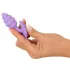 Cuties Mini Butt Plug - silikon analplugg (lilla, 2,8 cm)