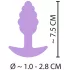 Cuties Mini Butt Plug - silikon analplugg (lilla, 2,8 cm)