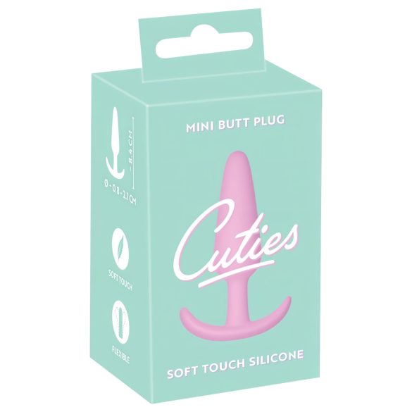 Cuties Mini Buttplug - Silikon Analtap - Rosa (2,1cm)