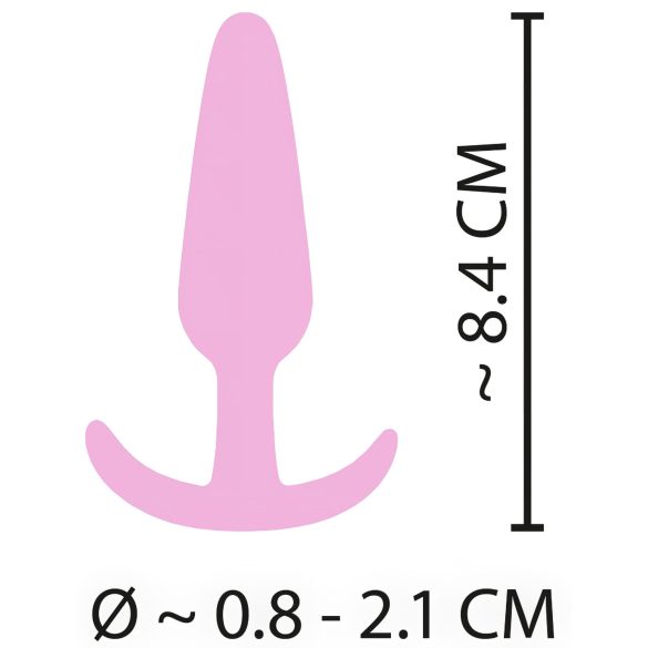 Cuties Mini Buttplug - Silikon Analtap - Rosa (2,1cm)