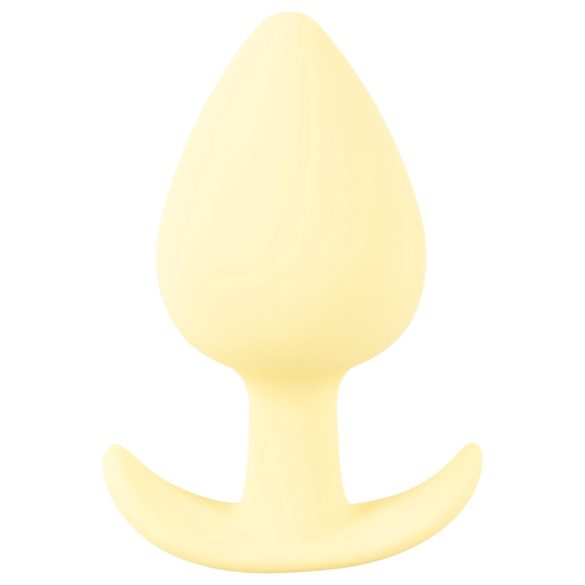 Cuties Mini Analplugg - silikon - gul (3,1 cm)