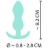 Cuties Mini Buttplug - Silikon, Mint (2,3 cm)