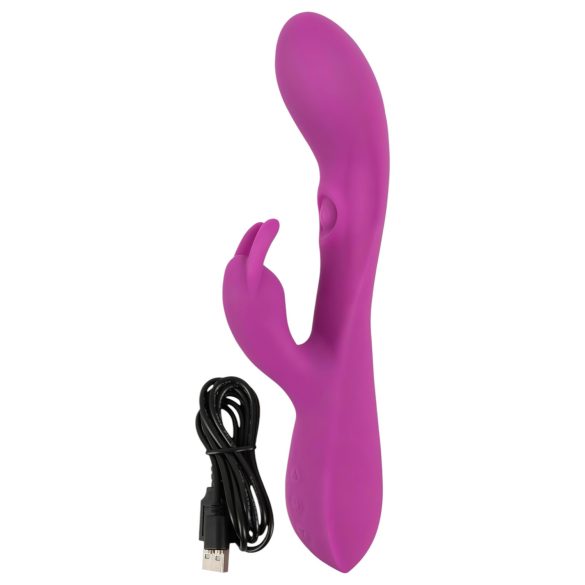 Javida Thumping Rabbit - 3-motorers klitorisvibrator med arm (lilla)