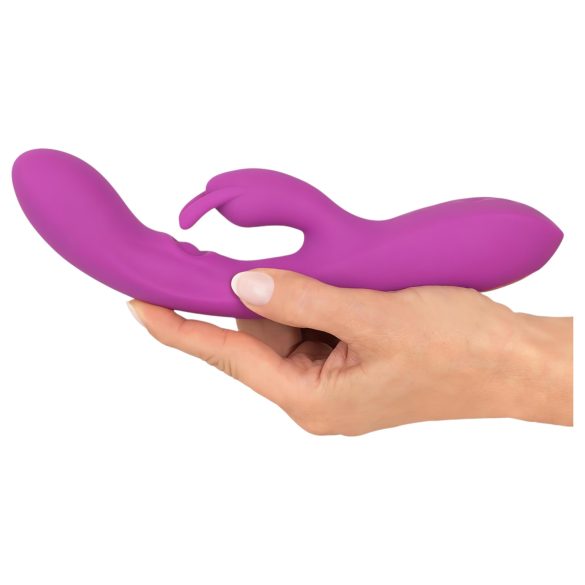 Javida Thumping Rabbit - 3-motorers klitorisvibrator med arm (lilla)