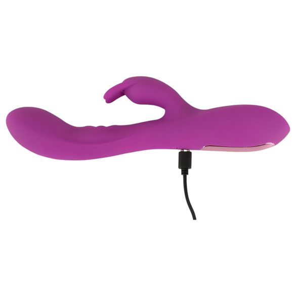 Javida Thumping Rabbit - 3-motorers klitorisvibrator med arm (lilla)