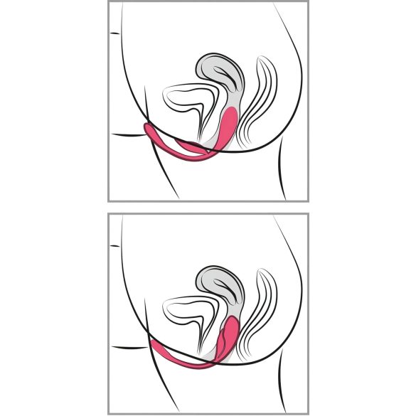 SMILE - trådløst vibrerende egg med radio (rosa)