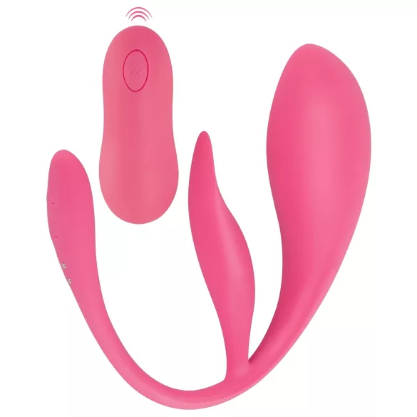 SMILE - trådløst vibrerende egg med radio (rosa)