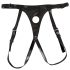 SMILE - dobbelt strap-on m/underkant (lilla-svart)