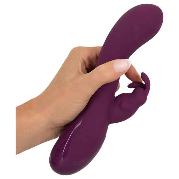 SMILE - trådløs vibrator med 3 motorer og klitorisstimulator (lilla)