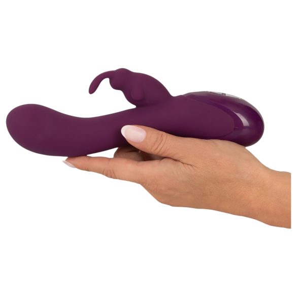 SMILE - trådløs vibrator med 3 motorer og klitorisstimulator (lilla)