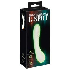 You2Toys Glow in the Dark - Fosforescerende G-punkt Vibrator (hvit)   You2Toys Glow in the Dark - Fosforescerende G-punkt Vibrator (hvit)