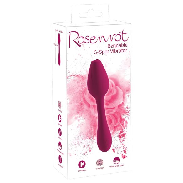 You2Toys Rosenrot - Fleksibel G-punktvibrator (rød)
