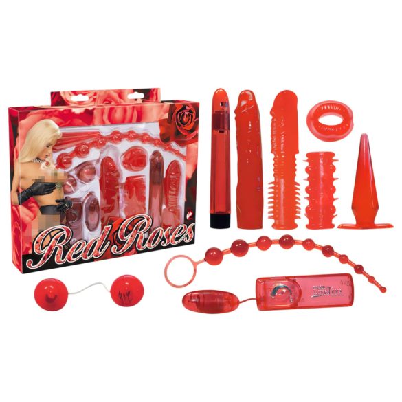 You2Toys - Røde roser - vibrator-sett (9 deler)