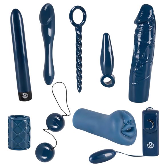You2Toys - Midnight Blue - vibratorsett (9 deler)