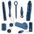 You2Toys - Midnight Blue - vibratorsett (9 deler)