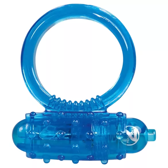 You2Toys - silikon vibrasjonsring for penis (blå)