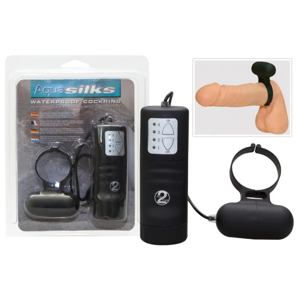 Svart vibrerende penisring