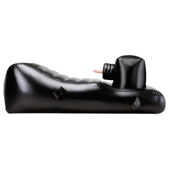 Louisiana Lounger - Sexmaskin med innebygd vibrator (svart)