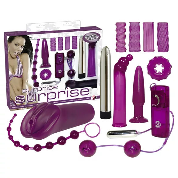 You2Toys - Erotisk overraskelse - vibratorsett (12 deler)