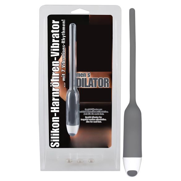 You2Toys - DILATOR - silikon urinrørs-vibrator - grå (6 mm)