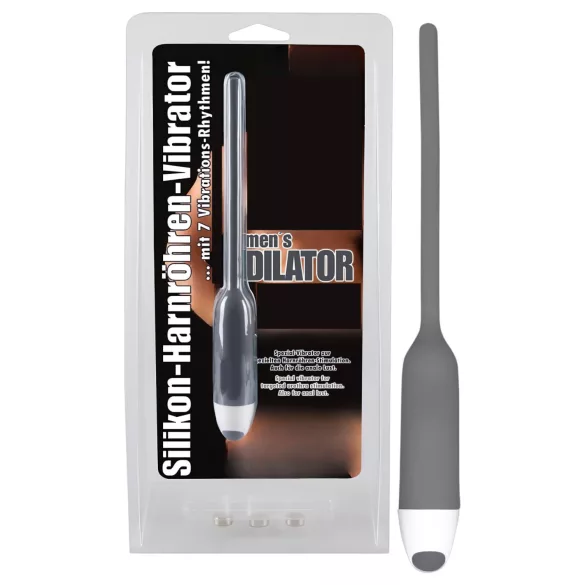 You2Toys - SILIKON VIBRERENDE DILATOR - grå (6 mm)