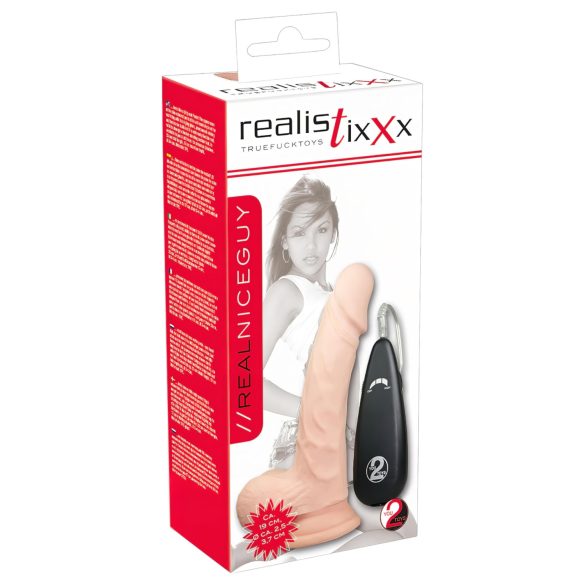 Realistixxx Ekte, Naturlig Vibrator (17,5 cm)