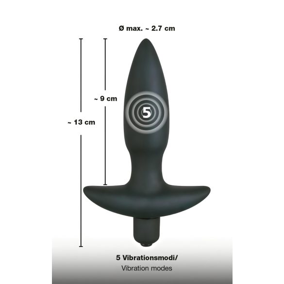 Black Velvet liten analvibrator